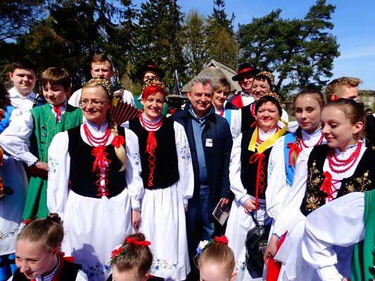 Senator Kazimierz Kleina uczestniczył w otwarciu klukowskiej wystawy