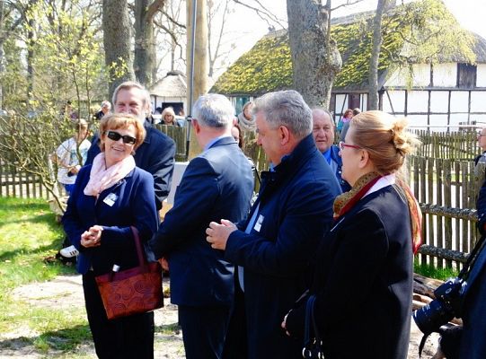 Senator Kazimierz Kleina uczestniczył w otwarciu klukowskiej  wystawy