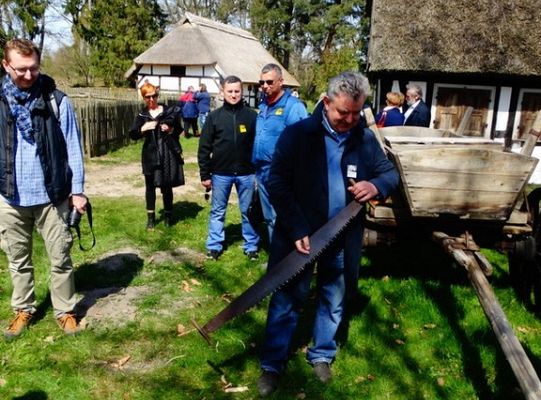 Senator Kazimierz Kleina uczestniczył w otwarciu klukowskiej  wystawy