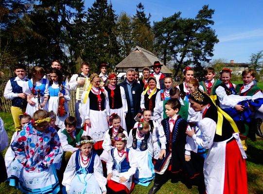 Senator Kazimierz Kleina uczestniczył w otwarciu klukowskiej  wystawy