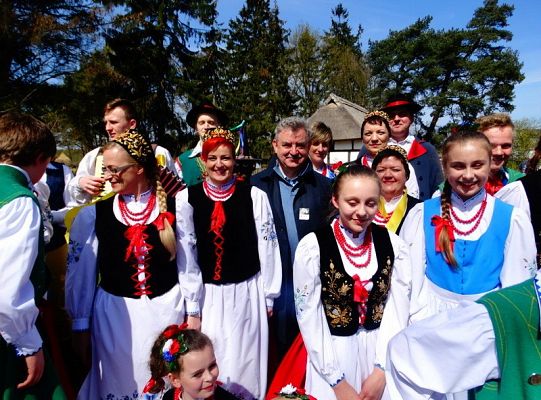 Senator Kazimierz Kleina uczestniczył w otwarciu klukowskiej  wystawy