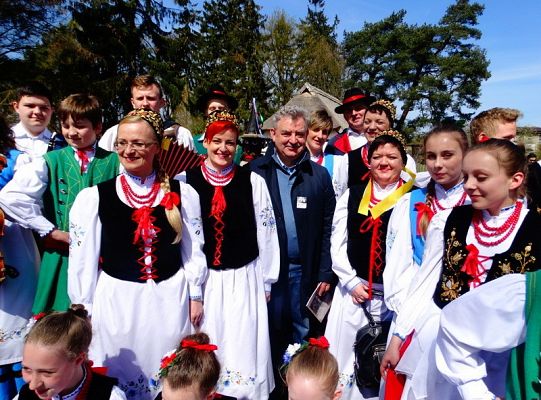 Senator Kazimierz Kleina uczestniczył w otwarciu klukowskiej  wystawy