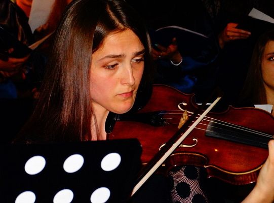 Struny skrzypiec dotykały murów Sanktuarium