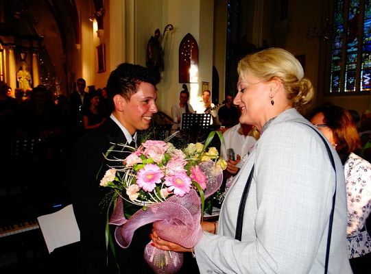 Struny skrzypiec dotykały murów Sanktuarium